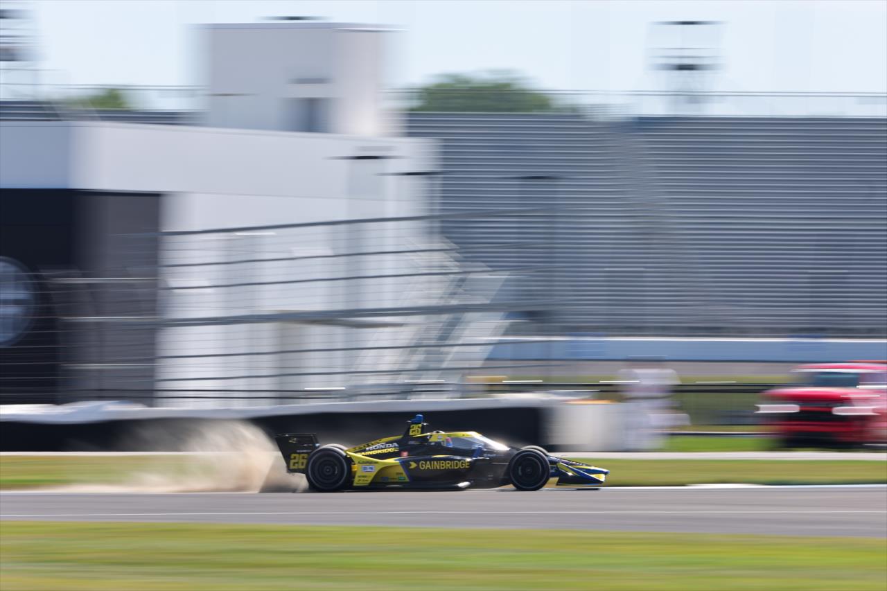 Colton Herta - INDYCAR Testing - IMS Road Course - By: Chris Owens -- Photo by: Chris Owens